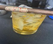 Its 5 oclock somewhere..1st time smoking My Father Le Gran Oferta. Nice smoke output for a panetela, earth spice &amp; slight hint of chocolate. Paired with a rusty nail to start a long weekend. from 1st time silpack sex blood df6 o
