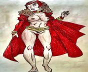 Scarlet Witch Nude, Colored Pencils and Ink [Marvel, Amazing Spider-Man 1999 Issue 1 pg 8] from spider man nude fakes