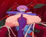 Artist: Nip&#39;l Fkker / Darkstalkers: Lilith Aensland - Nipple Fuck - Breast Expansion - Tentacles - Cum Inflation - Huge Breasts from minecraft giantess growth 23 milk and cookies breast expansion