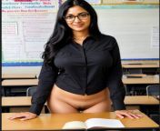 Desi teacher in classroom from desi teacher mal