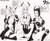 Nami x Yamato x Robin (marimo_png) from vanessa x gregory hentai