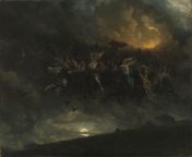 The Wild Hunt of Odin (1872), Peter Nicolai Arbo, [6174 x 4244] from 天水麦积区上门学生妹包夜服务123微信▷275655709看妹网止▷vm99 cc125天水麦积区少妇外围女上门服务▷天水麦积区小妹外围女上门服务 6174