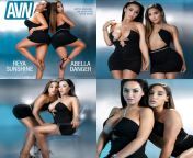 Abella and Reya Sunshine for the 2023 AVN Magazine from reya sunshine cun in