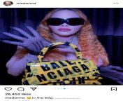 Madonna today on IG - Lovely little nipple! Shes so coy ? from ngor locomotif locomotif coy