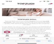 Is TOPZUDI a scam sex doll store from parimal scandal viqarunnisa noon scam sex