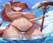 Thicc dragon spear fishing from dragon spear nude mod