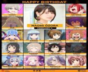 Happy Birthday To Naomi ?zora, voice of Uzaki ? (and many others!) from imx to naomi tl kvetinas