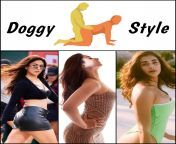Selct One chick for Doggy style and mention where u will pound her in this position. ( Mrunal , Tamannah , Pooja ) from pooja gaur porness hema malini
