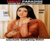 Seems like a dream for many. After a massive request for your Sarah Ammi. Here&#39;s UNCUT PARADISE version for Sarah Khan. Watch your ammi getting used by uncut Hindu gangbang. from sarah asmr