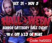 Fan of horror 3d animations, comics, games? Checkout our spooky Halloween sale! from insomniac shotacon 3d animations