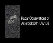 Radar Observations of Asteroid 2011 UW158 -- &#34;Radar data of fast-rotating asteroid 2011 UW158 taken over 107 minutes on July 18, 2015, when the asteroid was about 1.5 million miles (2.5 million kilometers) from Earth.&#34; Credit: NASA / JPL-Caltech / from tvsh shkurt 2011