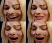 Margot Robbie (dm for cum fakes/cum facial edits from isabela moner cum fakes