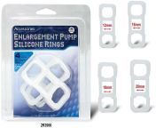 Cockring Silicon Enlarger Rings Pack Of 4 &#124; Stay Hard Sex Toy from stay nurse sex