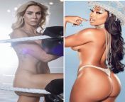 (Catfight) Charlotte Flair vs Megan Thee Stallion from nude body megan thee stallion tiktok transition challenge done by a pretty redhead