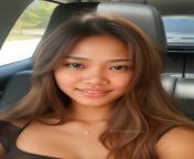 Car Selfie of a Beautiful Asian Girl ? from girl ka maya
