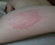 [image] This is what hubby got after I was fucked. He wasn&#39;t allowed to see my pussy, just the hand print from 16 xxx image