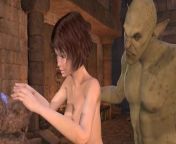 Nude anime girls enter the forbidden hall and get caught red-handed by the goblins. from nude punjaban girls