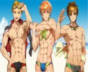 Hot speedo guys: Clause x Roi x Kasel. please add new speedo costumes in summer 2018! from 98 x pg mobil