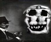 In 1951, surrealist artist Salvador Dali teamed up with photographer Philippe Halsman to create In Voluptas Mors or Voluptuous Death. from dali walare