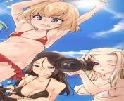 Day 72 Of Our Bikini Nonna Addiction! It seems both Nonna and Klara are enjoying themselves at the beach with Kat, though for completely different reasons. from nonna succhia