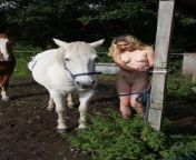 I live next to a weird horse girl. One afternoon when she went to her stables to ride I decided to hop into her favourite horse to give her a hard time, I wasn&#39;t expecting to find myself tied to a post and her to be naked. from and her to