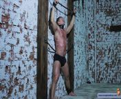 Hard flogging of the collared and sweaty prisoner. A pic from RusCapturedBoys.com video The Guilty Guard - Part II. from pak fucww sxxxy 18 yar video com