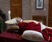 Former Pope Benedict XVI lies in state at the Vatican from benedict carver tissi