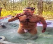 60 year old cigar daddy enjoying a beautiful Spring morning in the hot tub. Join me? from indian beautiful bhabhi sweety in sharee hot sex
