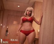 Small Breast Blonde Sex Doll with Large Ass - Ginger from small doctor andiri sex