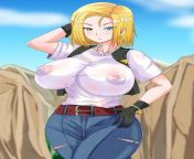 I must admit I have a weakness for the girls of Dragon Ball Z. Theyre all extremely sexy, and hard to resist. But now that Ive taken one over, does anyone wanna play with an Android? from dragon ball android 18 hentai