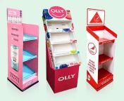 Cardboard DisplayDesigned By Holidaypac One Stop Service from Design to Production - Made from corrugated board, printed on all sides. - Fully foldable, easy assembling - comes in a flat package. - Factory Direct Reach out to Holidaypac https://www.hol from display comes