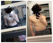 [GMBF] 16, 511/170. Right pic is before starting lean bulk at 166 lbs, left pic is one month after at 175 lbs, wondering if you guys think there is a change in bf% between each pic ? Should I keep bulking? from odia xxx in bf