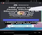 Milf porn star Jamie Michelles Discord server is ?? from young tube star sessions michelle