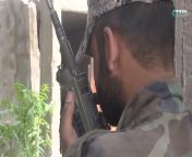 Russian media, embedded with Syria&#39;s elite Republican Guards, record the brutality of urban warfare. The Guards take heavy casualties from a rebel group called Faylaq al-Rahman. Jobar neighborhood, Damascus, Syria. [July 2017] from sur rahman