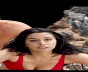 Shraddha Kapoor red hot ?? from fhashi kapoor all hot kissing