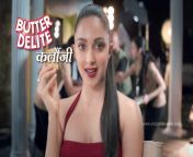 Kiara Advani - smoking hot in red halter backless dress in this ad from saree aunty backless