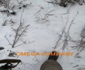 Ukrainian defender finds the body of a Russian soldier in a snowed in forest from cannibal rape a girg in forest