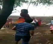 Woman beaten by family in Alirajpur, Madhya Pradesh, India after she ran away from her husband from woman beaten man mixedwrestling