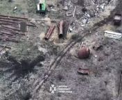Ukrainian border guards (DPS) spotted a Russian soldier hiding in a pipe. A skilled DPS drone pilot managed to fly into the pipe and land a good hit. March 22, 2024 from dps show