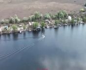 Russians try crossing a river in a stolen boat but Ukrainian drones then troops end their adventure and world record high jump attempt (wait for it) from high jump women 2016