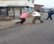 Chilean Bus Driver Fight Ends in Knockout from chilean noface