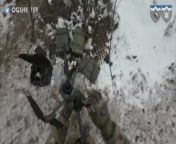 Recent compilation of Ukrainian drones dropping grenades on Russian positions. Cooperation between a drone dropping a grenade and a Ukrainian soldier clearing a Russian trench can be seen(CQB). from dropping