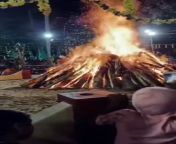 a ritual in South India where you run through a raging bonfire.. from south india xxx video mp