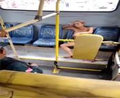 Woman strips naked and causes commotion during commute from woman paraded naked