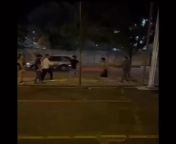 WHOLE LOTTA GANG SHIT! If you and the homies get into a fight and it turns into a brawl expect weapons to be used. Ain&#39;t no rules in these streets homie. Also, check out ol boy getting hit in the head with a bat SMH from lola brawl