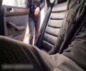 A sexy girl with big tits does blowjob in a car for money her boyfriend - AleksKseNy 60fps from a girl with big tits wet come in shop full videos