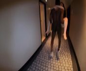 Pawg takes BBC in hotel hallway ??? from mona lebanese arab cuckold fucking bbc in hotel wearing stockings