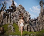 Vindictus: Defying Fate - Fiona bouncing around in skimpy outfit from vindictus ryona