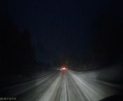 [Unknown Dashcam] Speeding pickup on snowy road sides into oncoming lane, almost hitting me and another car. (NSFW language) from dashcam pissing