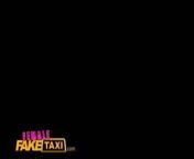 Two lesbians in the back of a female fake taxi from ava koxx female fake taxi